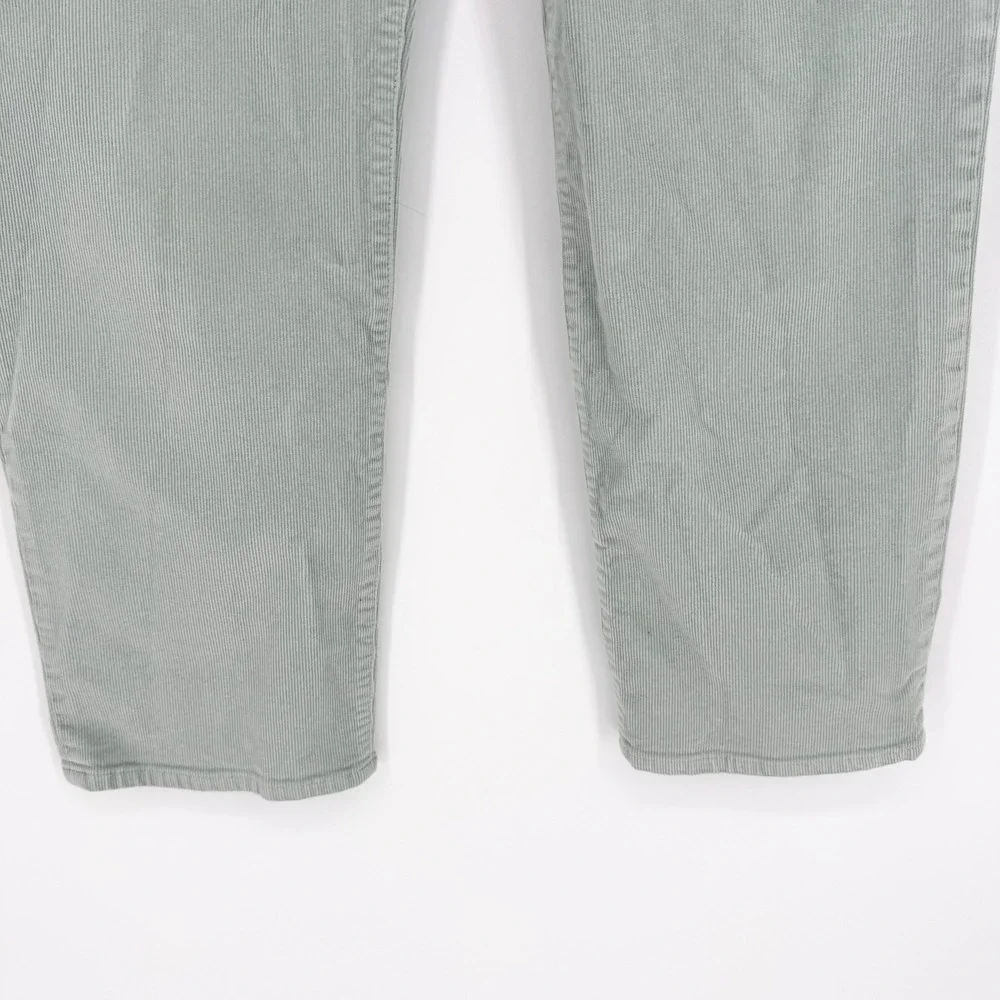 J.‎ Crew Vintage Sim-Straight Corduroy Pant Mint Green Size 32 Minimalist Preppy